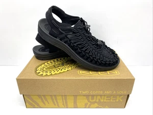 KEEN MEN'S UNEEK WATER SANDALS SHOES SIZE US 8 UK 7 - BLACK - Picture 1 of 2