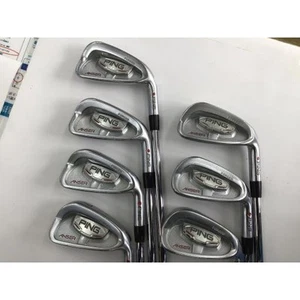PING Anser Iron Set 7pcs 4-PW AWT Steel Flex X Red Dot - Picture 1 of 6