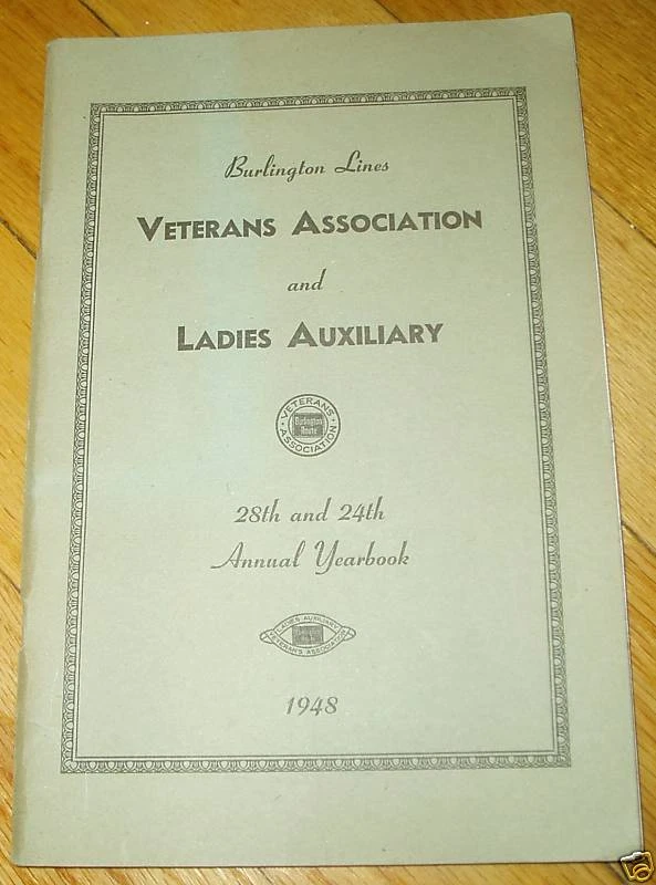 Burlington Lines Veterans Association Ladies Aux 1948 - Image 1 of 1