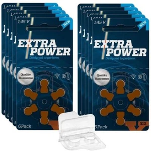 60x Extra Power Gr. 312 - Blister Hörgerätebatterien PR41 v. Rayovac + Box - Bild 1 von 7