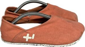 OTZ Shoes Women Linen Espadrilles Cork Lite Pink/Salmon Sz 38 / US 7 EUC
