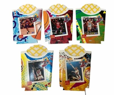 Lot of (5) McDonald's NBA Nothing But Net Michael Jordan Larry Bird Bill Walton - Image 1 of 4