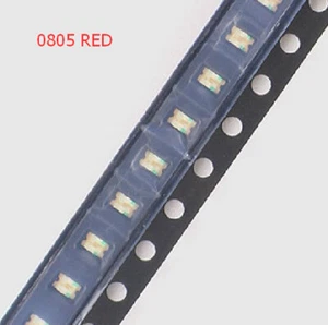 20 Pezzi 0805 LED SMD rosso, diodo LED a emissione di luce rosso, 3K / bobina - Imagen 1 de 1