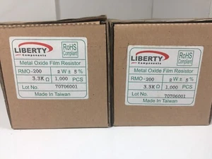 Vintage resistor Liberty Components lot of 750 resistors electronic components - Picture 1 of 10