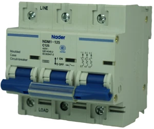 Nader Miniatur Leistungsschalter, NDM1-125C125 Serie Panel Box Busschiene Kompresse - Bild 1 von 6