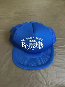 1985 I-70 WORLD SERIES BASEBALLMÜTZE KANSAS CITY ROYALS-ST.LOUIS CARDINALS - Bild 1 von 2