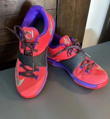 Nike KD VII 7 Hyper punch youth size 4.5  pink and purple - Image 1 of 4