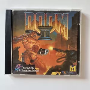 Doom 2 (1994) Vintage DOS PC CD ROM Computer Video Game, Scratched, Action - Picture 1 of 6