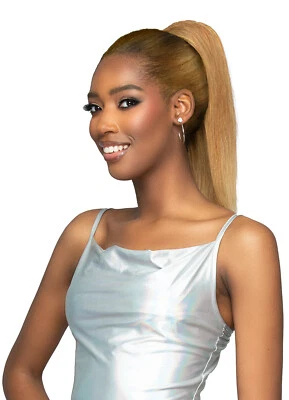 BOBBI BOSS 100% HUMAN BONE STRAIGHT 16" PONYTAIL - Image 1 of 2