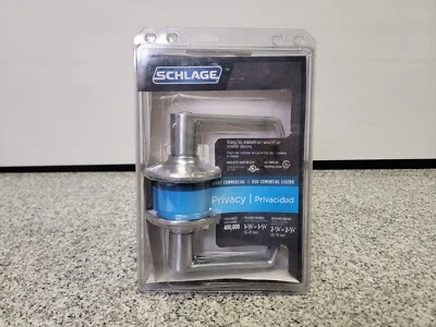 Schlage F40CS V ELA 626 Light Commercial Privacy Door Handle Lever F40CSVELA a-x - Image 1 of 4