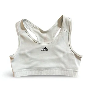 Adidas TechFit AeroReady Sports Bra Size XL Primegreen Light Blue tank top - Picture 1 of 6