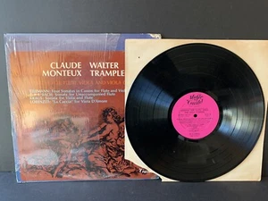 Claude Monteux/Trampler TELEMANN, BACH, KRAUS, LORENZITI  LP    Music Guild  - Picture 1 of 4