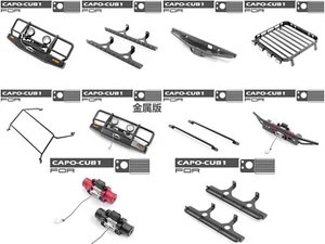 Front Bumper+Rear Bumper+Side Pedal+Roll Cage+Roof Rack +Railing For CAPO CUB1  - Picture 1 of 27