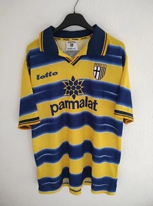 AC PARMA 1998-1999 Parmalat camiseta shirt trikot maillot maglia lotto 42/44 - Picture 1 of 5