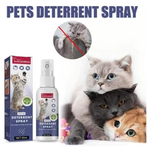US-Cat Deterrent Spray Portable Cats Anti Scratch Spray Protectors Furniture - Picture 1 of 12