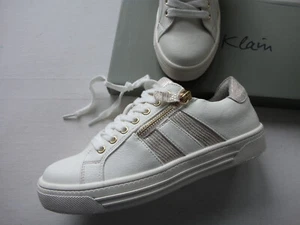 NEU Jane Klain Sneaker Sportschuh weiß mit Reißverschluss+Supersoft Gr.36 - 42