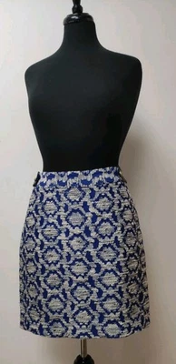 Minifalda Diane von Furstenberg UK8 cintura 30 pulgadas ribete de cuero en la cintura Foto 1 de 4