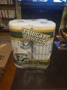 Vintage Lambeau Field Green Bay Packers Paper Towels Tailgate NOS Extremely Rare - Picture 1 of 8
