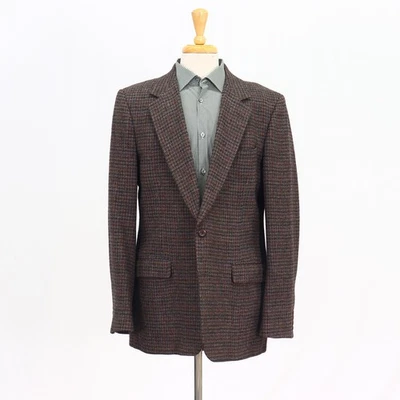 Bill Blass 42L Brown Sport Coat Blazer Jacket HT 2B Tweed - Image 1 of 4