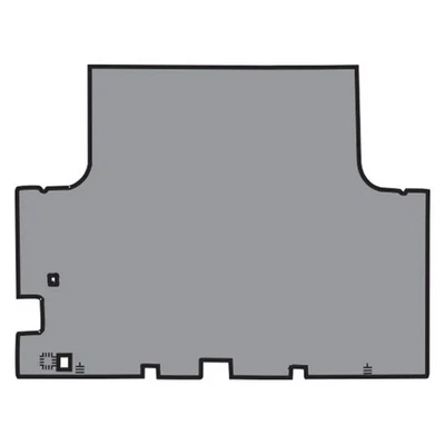 Tapete porta-malas satélite Plymouth 1966-1967 01V cinza xadrez TM vinil - Imagem 1 de 4