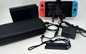 Nintendo Switch v1 Video Game Console HAC-001 Black - 32gb Screen Defect Works! - Bild 1 von 9