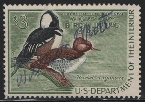 RW35 Migratory Bird Hunting Stamp (Duck Stamp) Used - Picture 1 of 2