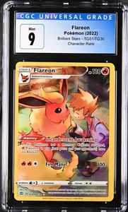 2022 Pokémon Estrellas Brillantes Flareon Holo TG01/TG30 CGC 9 Mint - Imagen 1 de 2