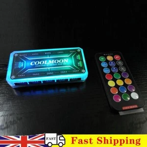 COOLMOON RGB Télécommande Couleur DC12V 5A LED RGB Smart Controller pour Ventilateurs - Photo 1/12