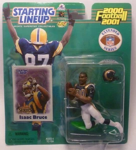 ISAAC BRUCE 2000 - alineación inicial - SLU - estatuilla deportiva - St. Louis Rams - Imagen 1 de 2