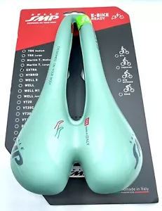 Selle SMP Extra Sattel Celeste Bianchi Grün Handmade In Italy - Bild 1 von 5