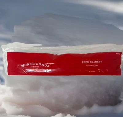 Wondershop White Holiday Christmas Decoration Snow Blanket 3ft. X 8ft. New! - Image 1 of 4