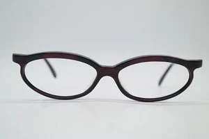 Vintage Glasses STARLIGHT 8 68 Burgundy Black Oval Frame Eyeglasses - Picture 1 of 6