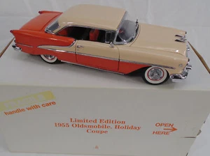 Rare Danbury Mint 1955 Oldsmobile Holiday Coupe Limited Edition Orange Cream - Picture 1 of 8