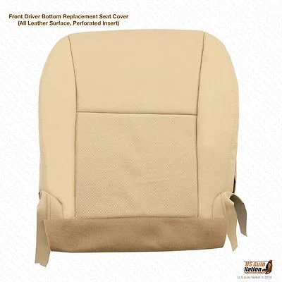 Cubierta de asiento de cuero perforado inferior tostado para Lexus RX350 RX450H 2010-2015 Foto 1 de 4