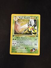 1st Edition Koga’s Beedrill 9/132 Gym Challenge Holo Rare Pokemon Card - LP