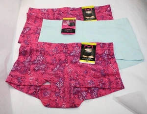 NWT MAIDENFORM BOYSHORTS PINK PURPLE RED cotton DM0002 M - Picture 1 of 2