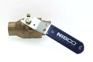 NIBCO 1 1/4" Sweat Solder Full Port Ball Valve S-585-70 NJ8310B - Picture 1 of 1
