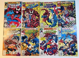 Spider-man Maximum Carnage Series 8 Comic Book Lot #1-7, + #9 - Picture 1 of 3