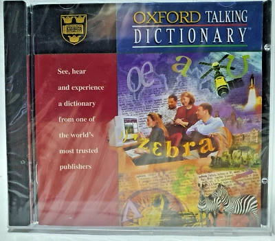 Oxford Talking Dictionary PC CD-ROM in Jewel Case NEW Factory Sealed - Bild 1 von 4
