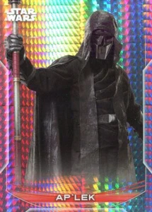 Star Wars Chrome 2020 Prism [299] Base Card #48-F Ap'lek - Picture 1 of 1