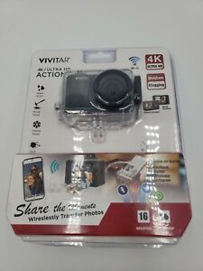 Vivitar 4K Ultra HD Action Cam 16MP DVR922HD Customer Return Waterproof Free Shp