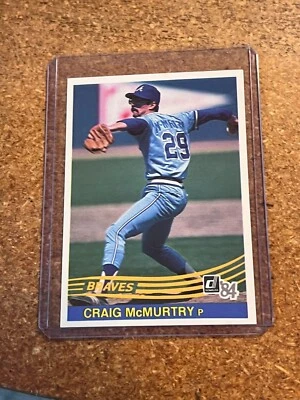 1984 Donruss Baseball # 599 Craig McMurtry - Image 1 of 2