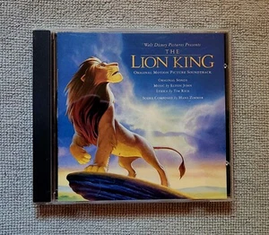 Walt Disney The Lion King Elton John Tim Rice CD 1994 Soundtrack Free Shipping - Picture 1 of 3