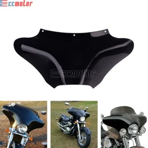 Vivid Black Batwing Fairing For Honda VTX Shadow Suzuki Intruder Kawasaki Vulcan - Picture 1 of 10