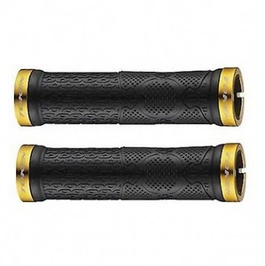 gobike88 TOKEN New Design TK9881 Double Lock Grip, Black/Gold, W96 - Picture 1 of 1