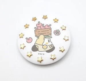 Kirby Café Waddle Dee 1.5" estrellas elevadas lata insignia botón pin - Imagen 1 de 2