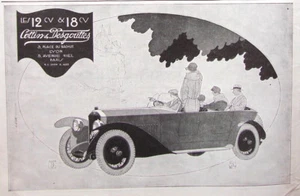PUBLICITÉ DE PRESSE 1923 LE 12 CV & 18 CV COTTIN & DESGOUTTES - Foto 1 di 1