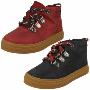 Chicos Clarks Casual Lace Up Detailed Ankle Boots Nova Hike T - Imagen 1 de 19