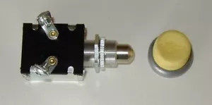 Push Button Glow Plug Switch w/ Yellow Rubber Button cover 3 Year Warranty a - Picture 1 of 2