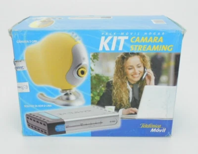 Home Camera Streaming Kit Pack MoviL Hogar D-Link Router And DI-604 Camera 3 Gpp - Image 1 of 4
